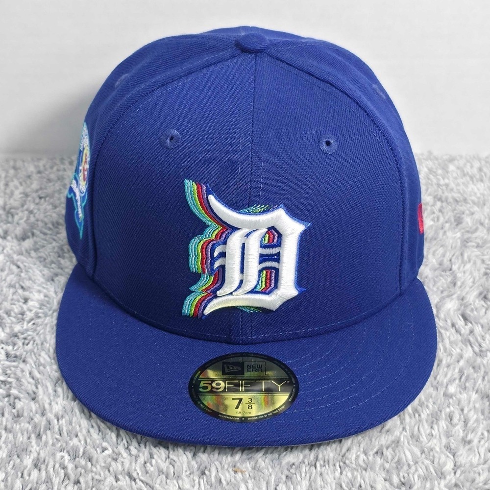 New Era 59FIFTY Detroit Tigers 1968 World Series 50th 7 3/8 Fitted Hat Cap NWT